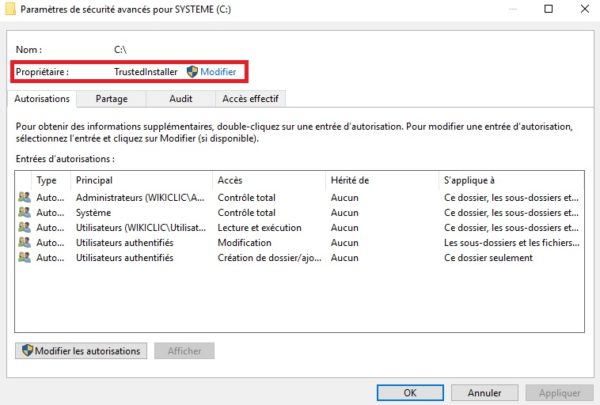 Trustedinstaller как вернуть права windows 10