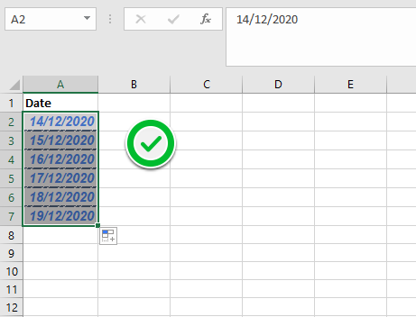date Excel