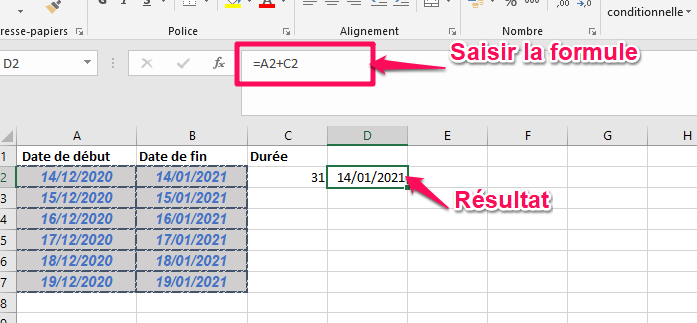 date Excel