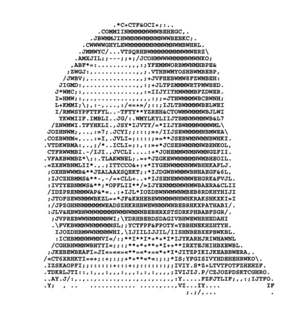 L’ASCII Art Est Toujours Vivant Et C'est Encore Plus Fun